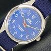 Б/У КЛАССИЧЕСКИЕ ЧАСЫ HMT PILOT С РУЧНЫМ ЗАВОДОМ, СИНИЙ ЦИФЕРБЛАТ ДЛЯ МУЖЧИН a430098-2 R101-a430098