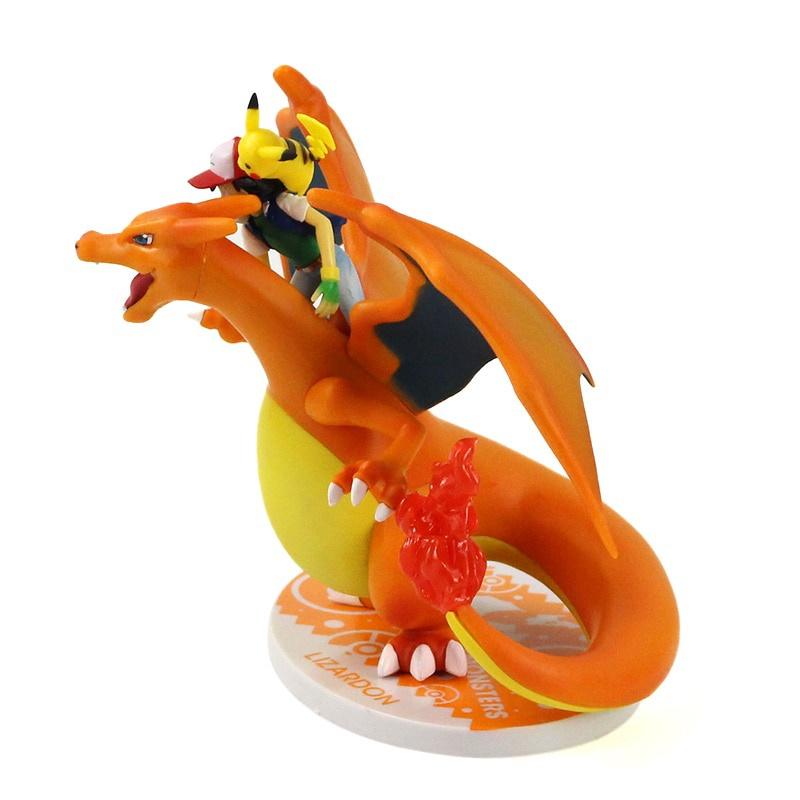 Аниме Ash Ketchum Lizardon Mega Charizard, экшн-фигурка, модель игрушки для детей, подарок на день рождения, куклы