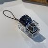 Transparent Base Fidget Keychain Dice Keycap Clicker Pendant Press Toy  Daily Carry