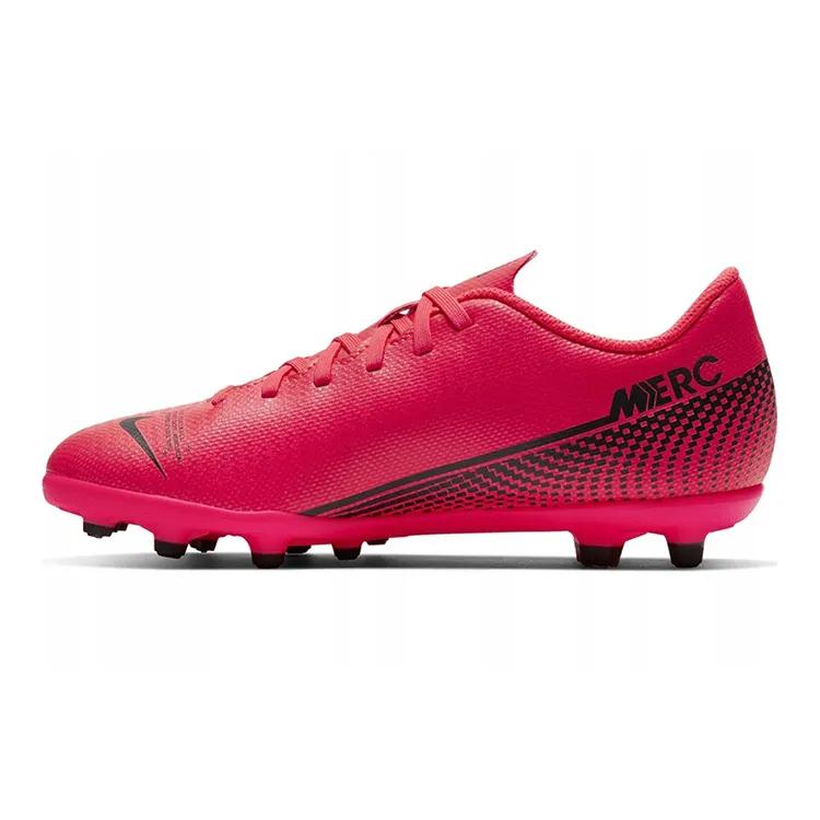 Nike Mercurial Vapor 13 Red Pink Grade School (Unisex) Kids' Soccer Shoes AT8161 606