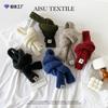 Niche Design Thin and Narrow Long Scarf Autumn and Winter Fashion High-end Sense Solid Color Wool Scarf Women's Warm Versatile Scarf