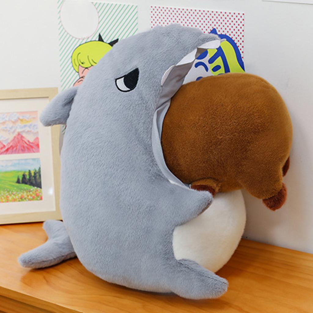 Плюшевая кукла игрушка в подарок мультяшная детская тряпичная кукла детская подарочная подушка акула трансформируется в дельфина кукла 11.8 дюймов