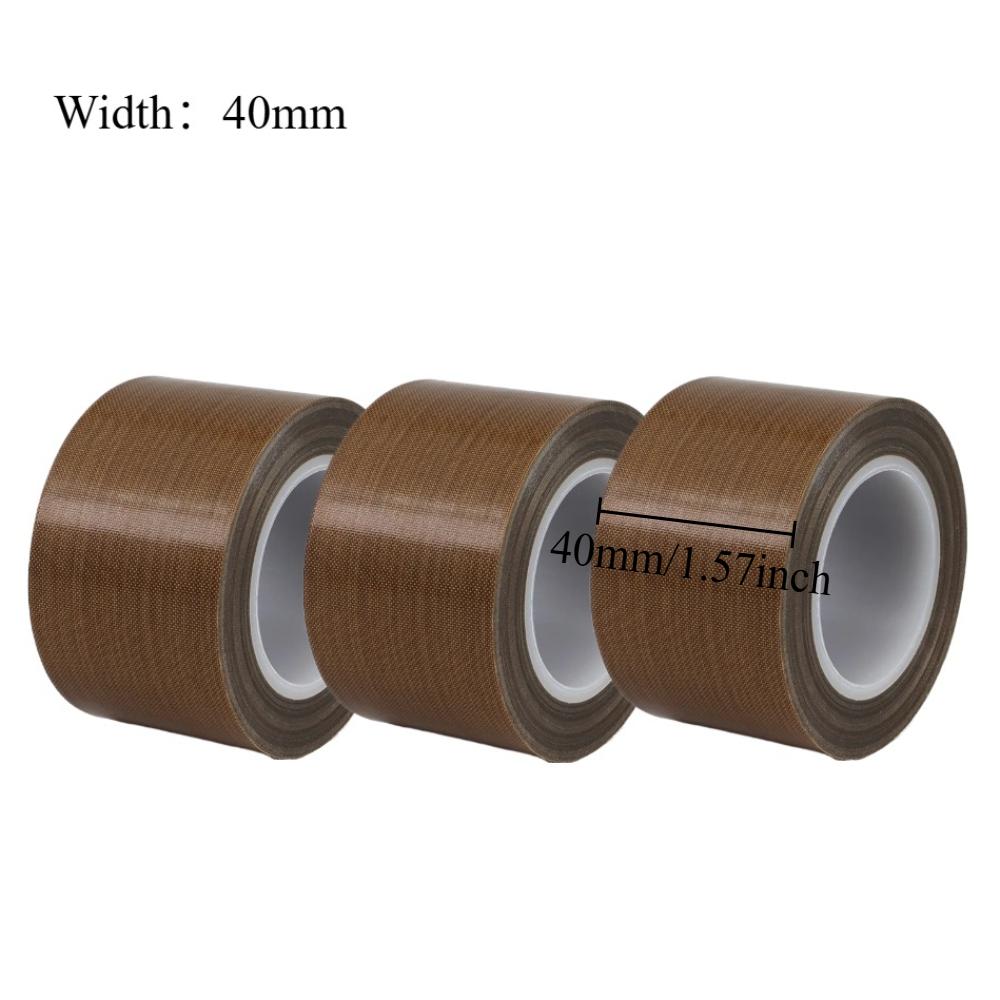 3PCS PTFE Insulation Friction Resistance High Temperature Special Tape 300° C Heat-resistant Adhesive Tape Multi-Width Selection