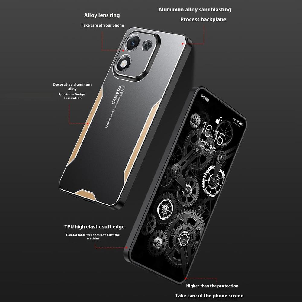 For Honor X70i Phone Case Aluminium Alloy TPU PC Back Cover