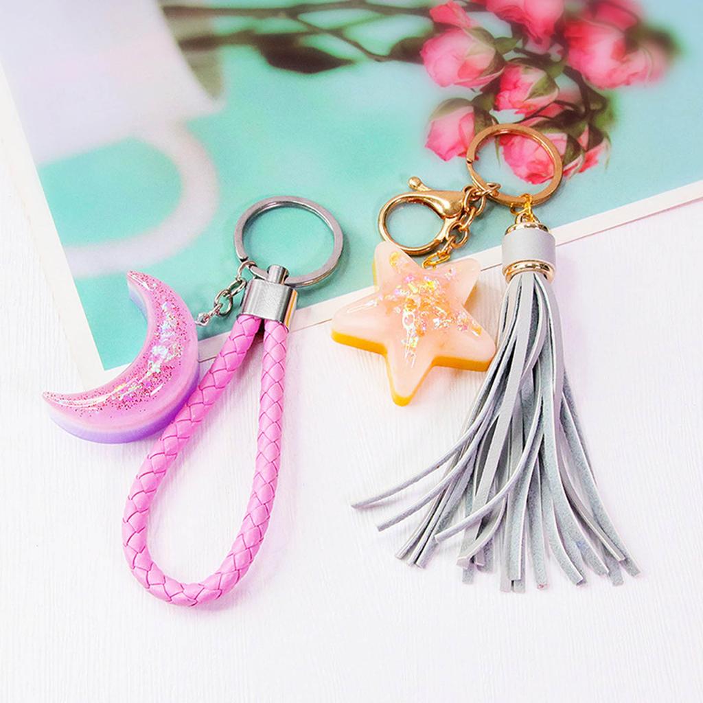 Сделай сам Хрустальный брелок Силиконовая форма с отверстием Ювелирное изделие Сердце Эпоксидная смола Изготовление форм для Дня святого Валентина Праздник Фестиваль