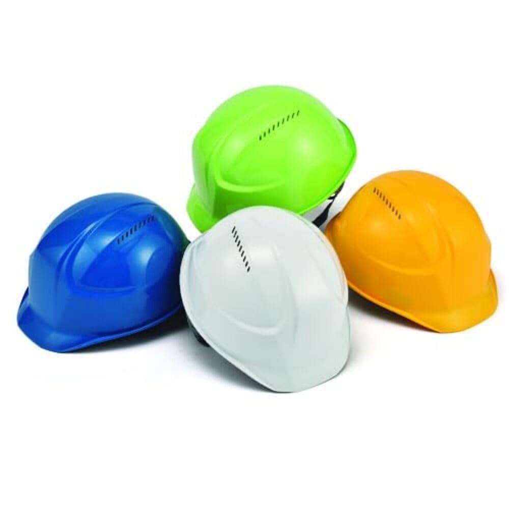 Сверхлегкий шлем TRUSCO с вентиляционными отверстиями, белый "Light Hat" TD-AA17V-W