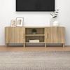 VidaXL TV Stand Sonoma Oak 150x30x50 Cm Engineered Wood 812621