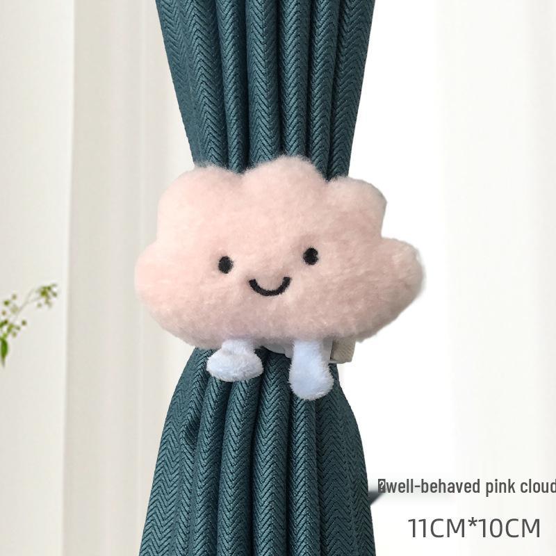 Мультяшные плюшевые подхваты для штор для детских комнат