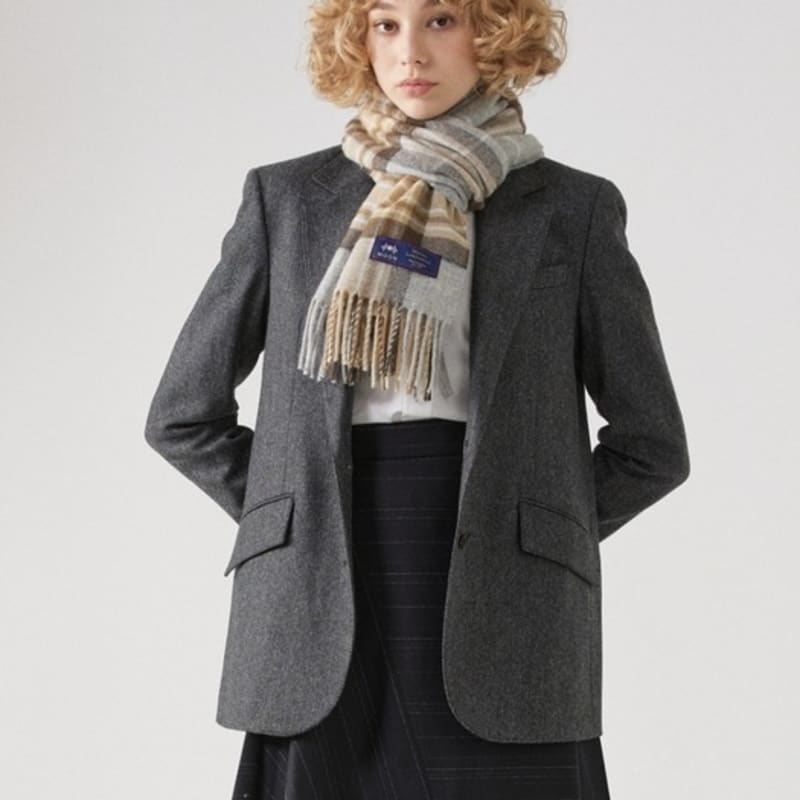 ABRAHAM MOON Шаль-шарф из мериносовой шерсти 50 см - McKellar