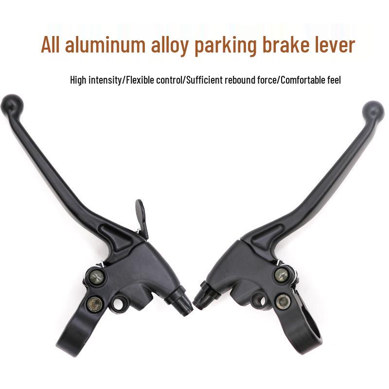 Пожилой трехколесный велосипед Цельноалюминиевый тормозной рычаг с удлиненной ручкой против скатывания и функцией парковки