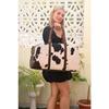 Cowhide Leather Duffle Bag: Handmade Overnight Travel Bag