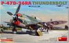 Miniart Thunderbolt Advanced Kit Plastic Model MA48003 1/48 P-47D-26RA (Airplane)