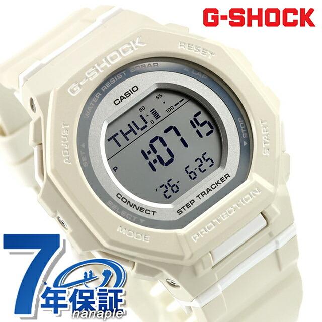 Кварцевые Bluetooth Унисекс Часы для Мужчин и Женщин Бренд CASIO G-SHOCK GMD-B300-7 Работают от Батареи