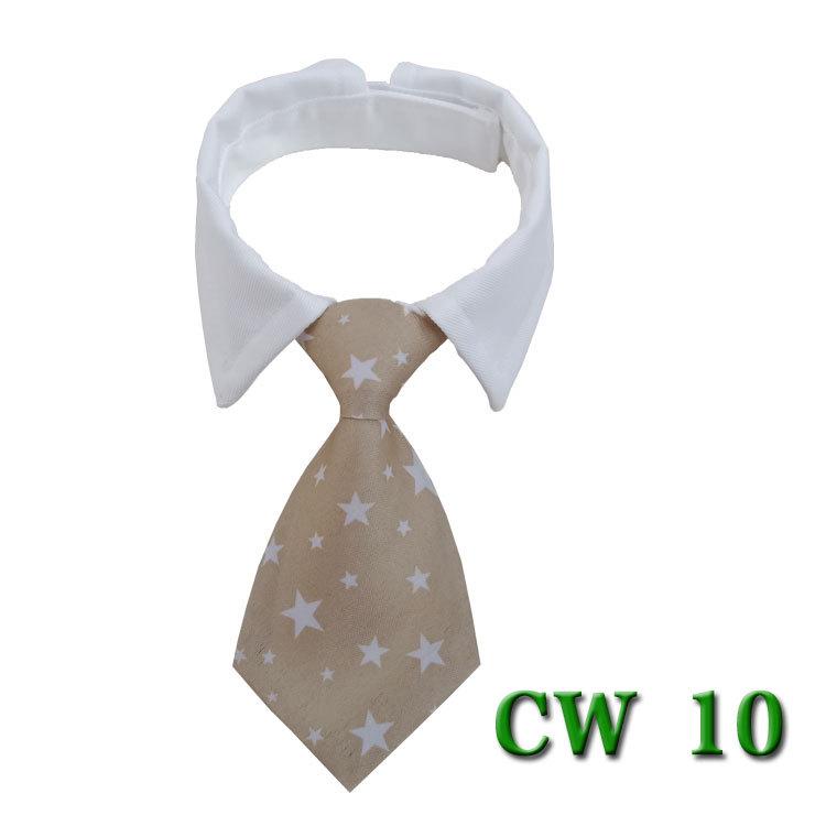 Полосатый ошейник-бабочка и шарф для собак