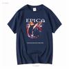 Epica Band The Holographic Principle T Shirt Full Size S 5XL SO678 vintage Washed Comfortable homme Slightly Unisex