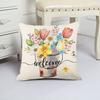 Spring Pillowcase Nice-looking Protective Soft Beautiful Household Office Sofa Bed Chair Square Cushion Cover Home Decor