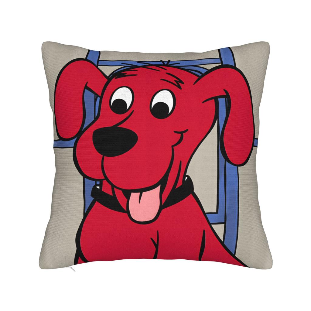 C-Clifford the Big Red Dog Pillow Case  Novelty Pillow Cover Soft Pillowcases For Chair Sofa Home Decor