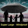 Super Large Fully Automatic Folding Umbrella for Men Women, Windproof Strong Waterproof Sun Uv Big Rain Umbrellas Male Parasol