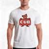 The Piper Cub Tshirt Summer Casual Cotton Tee Oversized Streetwear Tops Vintage Graphic Print Loose Fit Short Sleeve
