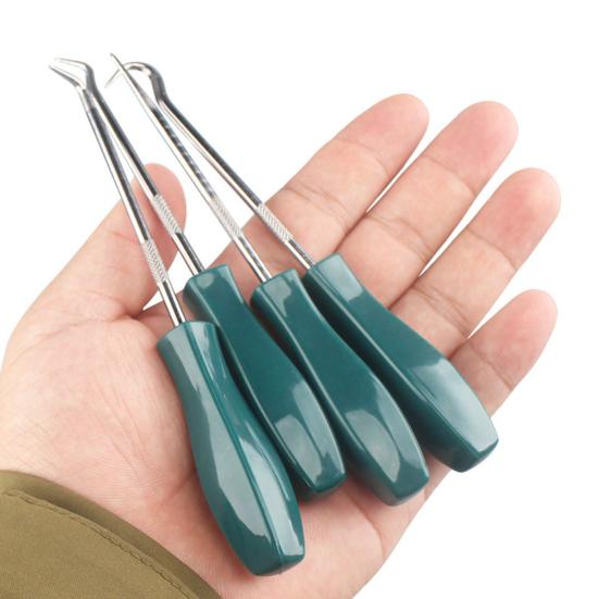 Набор из 4 отверток для сальников автомобильных транспортных средств с эргономичными ручками, съемник для прокладок уплотнительных колец, крючки для ремонта