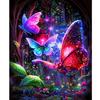 Frame Diy Painting By Numbers Kits Butterfly Animals Picture By Numbers For Adults Kits Handwork Wall Art Gift For Home Decors 40x50