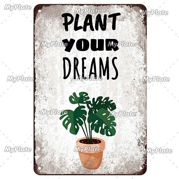 [MaPalte]Vintage Garden And Tools Metal Sign Tin Sign Decoration Plaque Home Wall Decor Bar Sign Home Decor Poster Drop Shipping