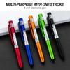 HdoorLink 4 в 1 многофункциональная шариковая ручка со светодиодной подсветкой складной держатель для телефона ночной карандаш для чтения и письма офис школьные канцелярские принадлежности для студентов