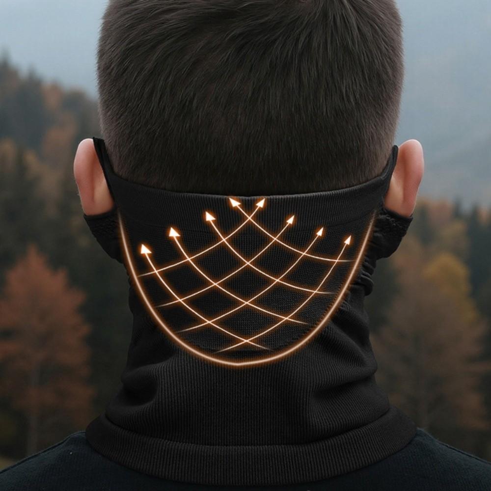 Neck Protection Warm Face Cover Hollow Mesh Cycling Face Mask Face Scarves Warm Riding Mask Sports