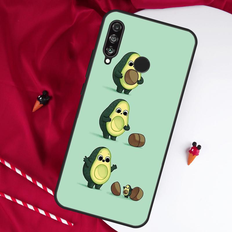 Funny Avocado Quotes For Huawei Nova Y61 Y91 Y73 Y72 Y90 Y70 Y60 12s 12i 11i 8i 9 10 SE P60 P30 Pro P40 Lite Case