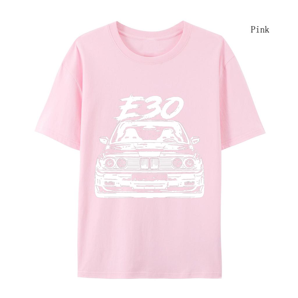 Женская футболка с изображением автомобиля E30 Весна Осень Женская футболка с изображением автомобиля E30 Топы Эстетическая одежда Модная женская футболка с изображением автомобиля E30