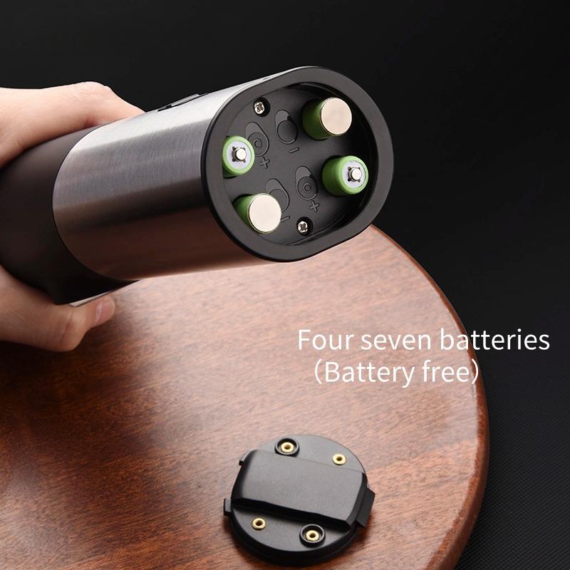 Electric Salt and Pepper Grinder Set Automatic Gravity Spice Mill Adjustable Spices Grinder Kitchen Tools