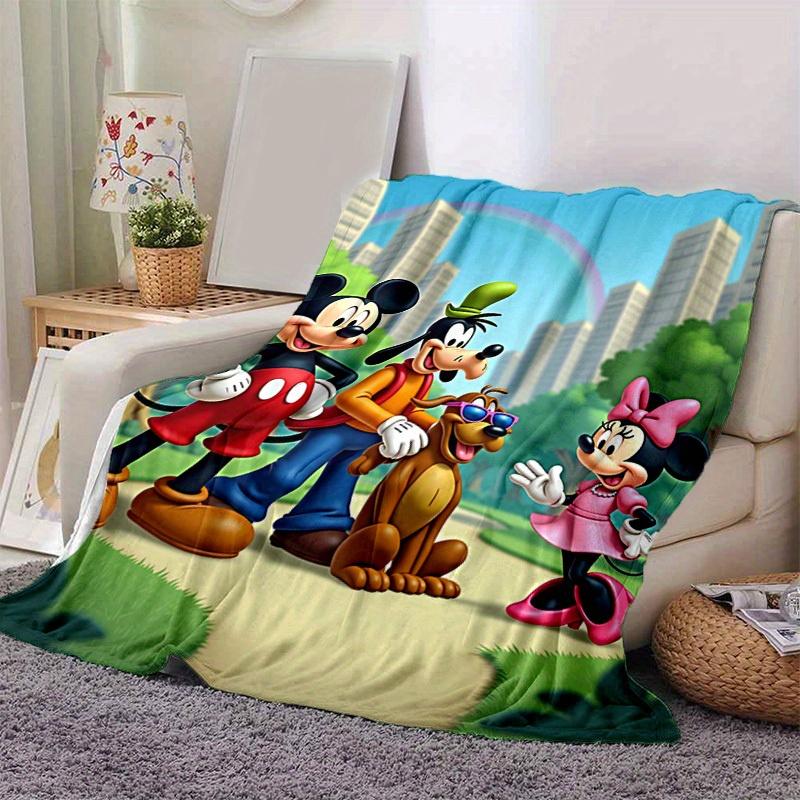 1pc, Disney Friends Collection, Seasonal Universal Blanket for Home Decoration, Soft Flannel Throw Blanket, Versatile & Cozy for Bedroom, Living Room,
