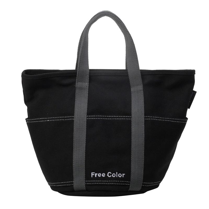 Холщовая сумка, портативная сумка через плечо большой емкости, женская большая сумка