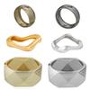 Irregular Simple Geometry Bracelet Smooth Women Bangle Punk Exaggerated Bracelet  Gifts