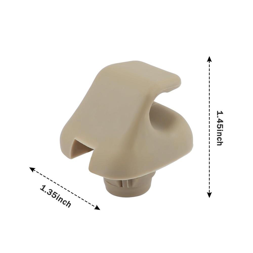 2x Бежевые клипсы солнцезащитного козырька для Honda CR-V Civic Accord Odyssey Pilot 88217S01A01ZA