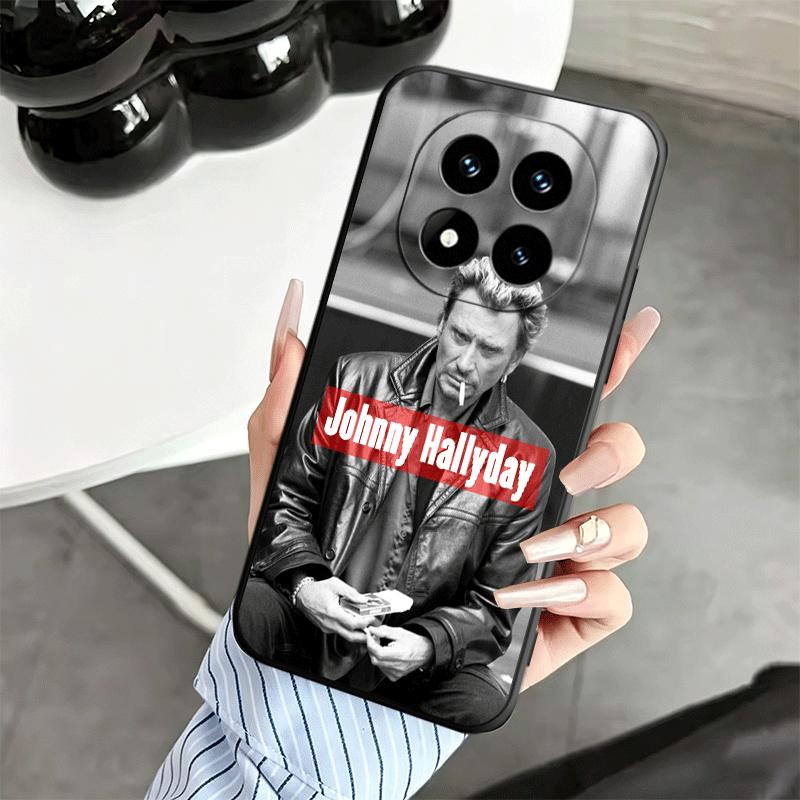 Johnny Hallyday Music Soft Phone Case for Xiaomi Redmi Note 12 13 14 15 Pro Plus 11 12S 11S 11T 10 4G Black Cover Back Shell