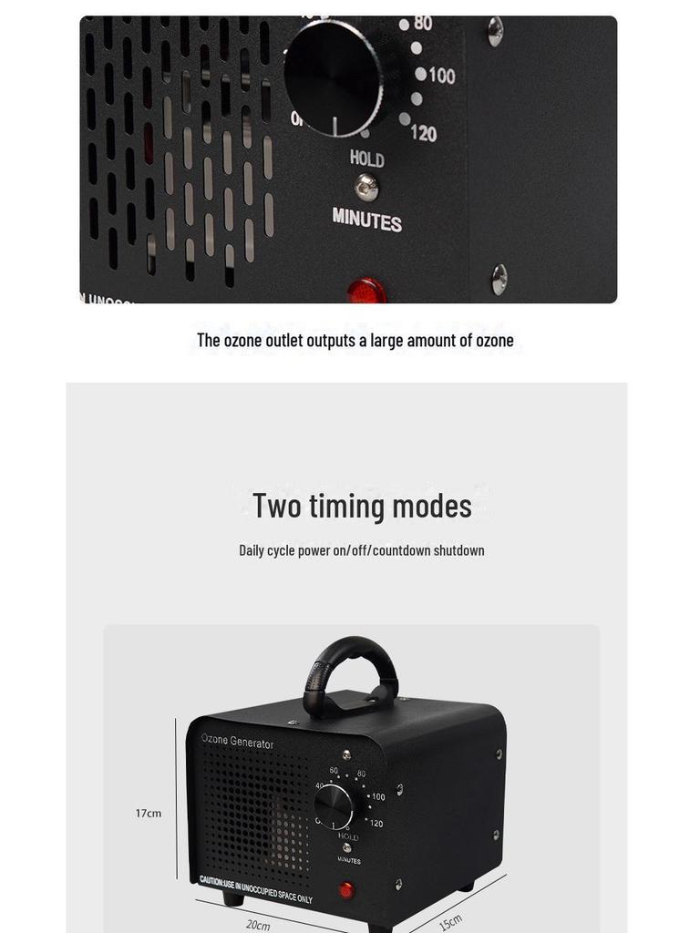 Домашний генератор озона для удаления запахов, очистки воздуха и снижения уровня формальдегида