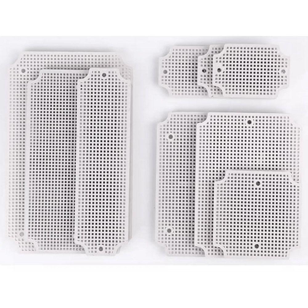 White Fixed Installation ABS Bottom Plate Porous Plate Accessory Waterproof Junction Box Honeycomb Grid Plate