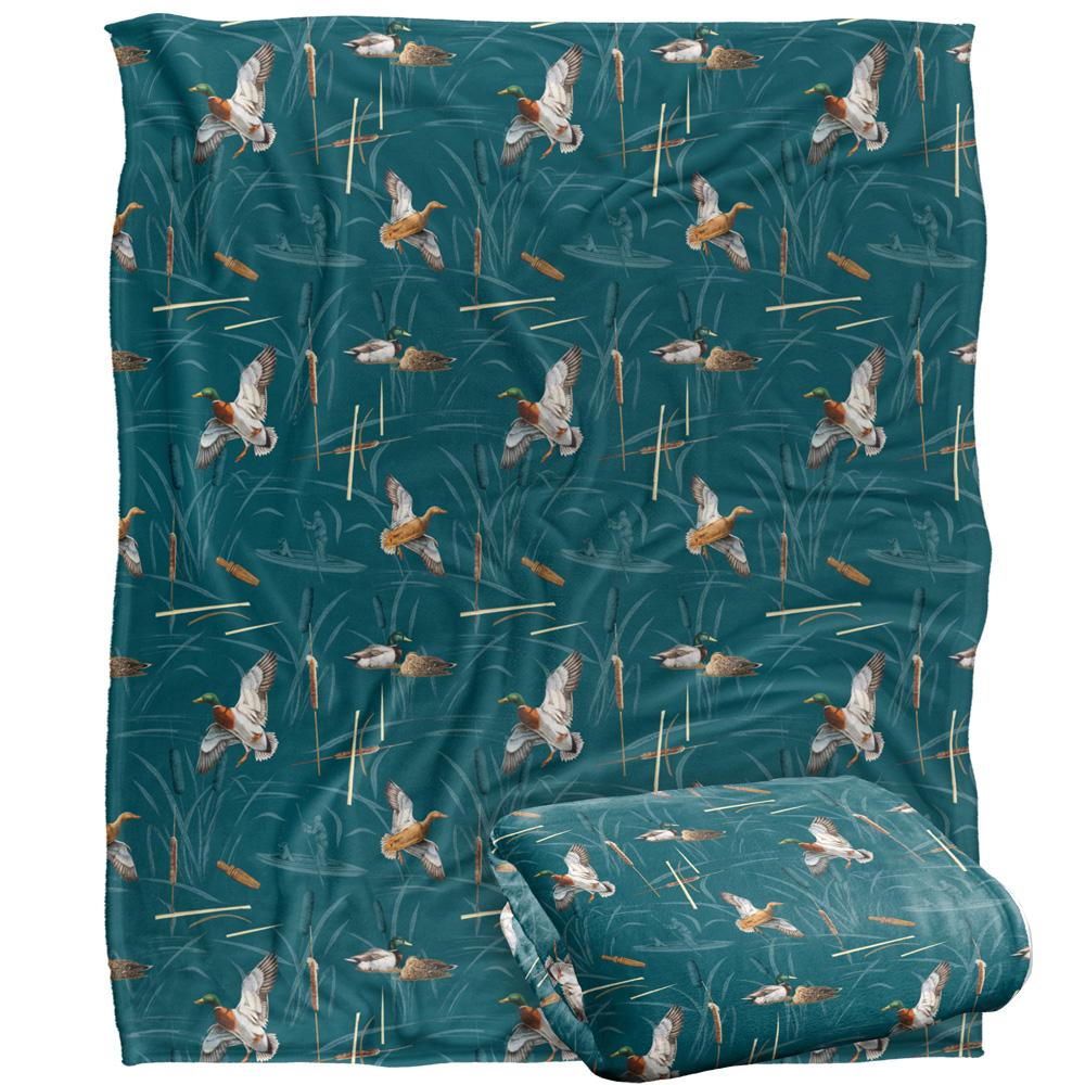 JQ Licensing Bs-Jp Silky Ducks Hunting Supersoft Blanket