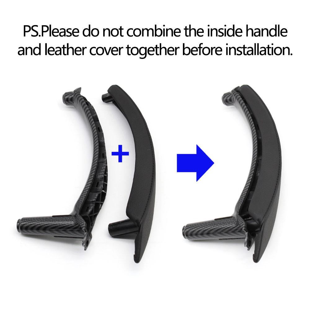 E70 E71 E72 RHD внутренняя главная крышка окна подъемная панель дверная кожаная ручка в сборе Замена для BMW X5 X6