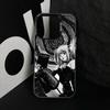Чехол для телефона Миса Аманэ для iPhone 17,16,15,14,13,12,11 Plus,Pro Max,XS, Цветной Серебристый Чехол для телефона Funda Cover
