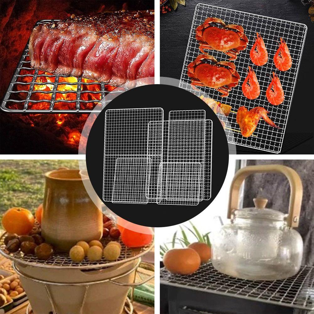 Square Grill Racks Reusable Barbecue Net New Grill Net