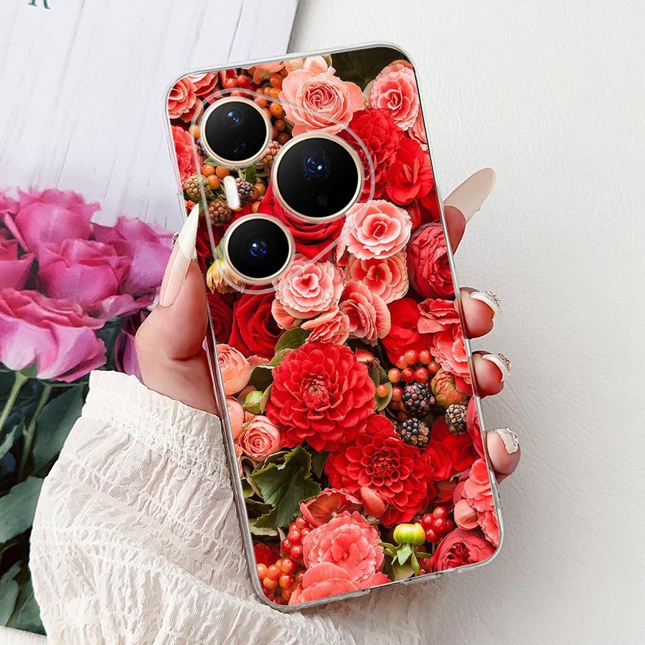 Чехол для Huawei P80 Pro Plus LMR-AL10 Милый Модный Расписной Чехол Мягкий Тонкий Чехол для Телефона Для Huawei Pura 80 Ultra Pura80 Pro+ Чехол