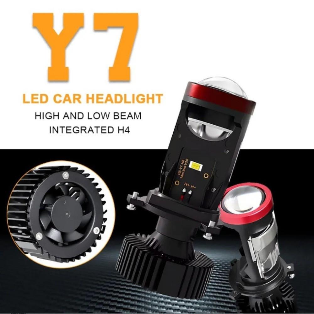 6500K LED H4 Bulbs Y7D Auto Car Lamps New Bi Canbus Car Headlight
