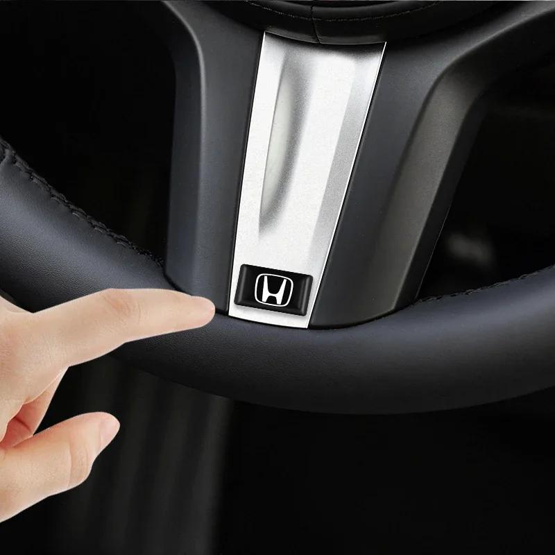 QWNQ5 10 шт. Автостайлинг 3D Маленькие значки-эмблемы Наклейки Для Honda CRX Pilot Серии B Серии D Серии H Civic FIT CRV Accord Аксессуары