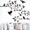 Съемная наклейка на стену с изображением дерева и птицы, виниловая художественная наклейка, настенная роспись для домашней комнаты, декор для детей, распродажа