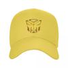 Custom Classic Cartoon Autobot Car Baseball Cap for Unisex Women Adjustable Dad Hat Sports Snapback Hats
