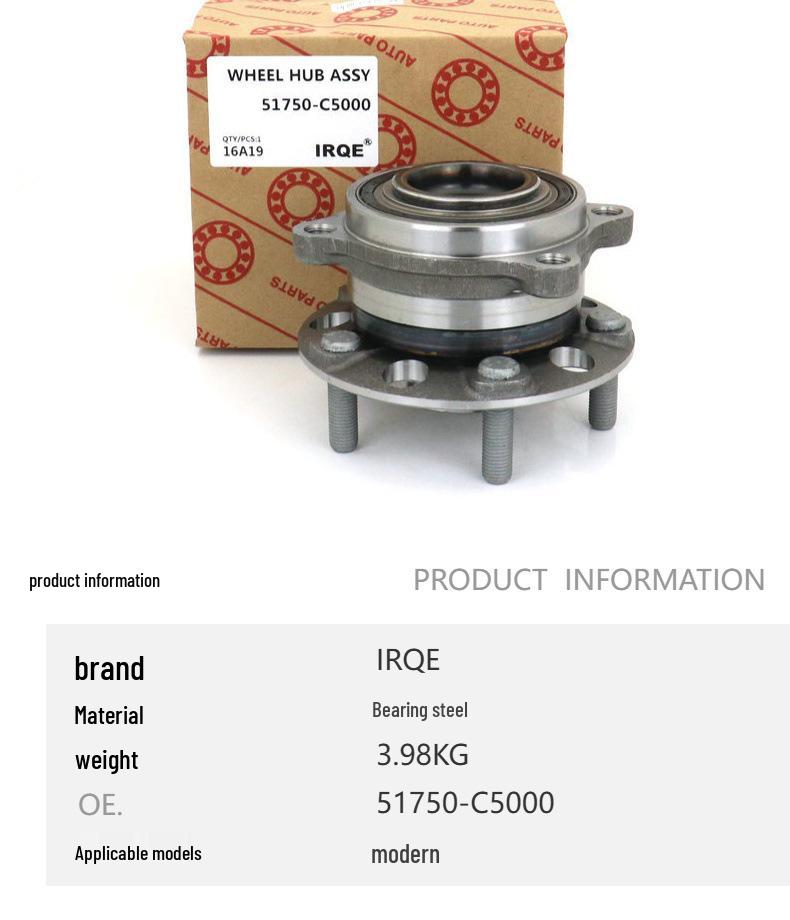 Front Wheel Bearing Hub Assembly 51750-C5000 for Hyundai Santa Fe So