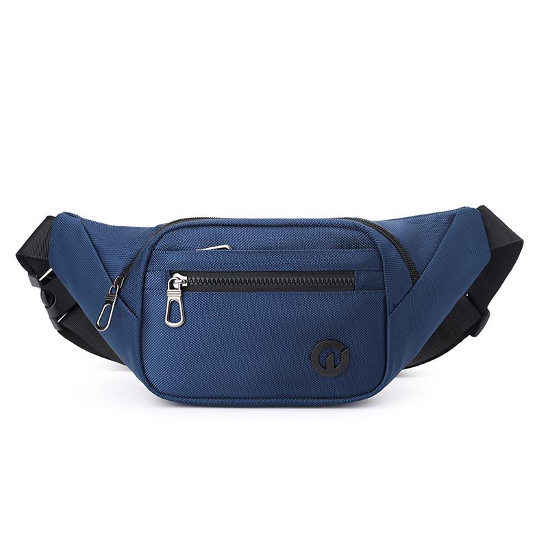 Water-repellent Men's Waist Bag Outdoor Sports Shoulder Crossbody Bag Chest Bag
