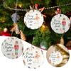 2021 Personalized Christmas Tree Ornaments Warming Acrylic Christmas Tree Decor